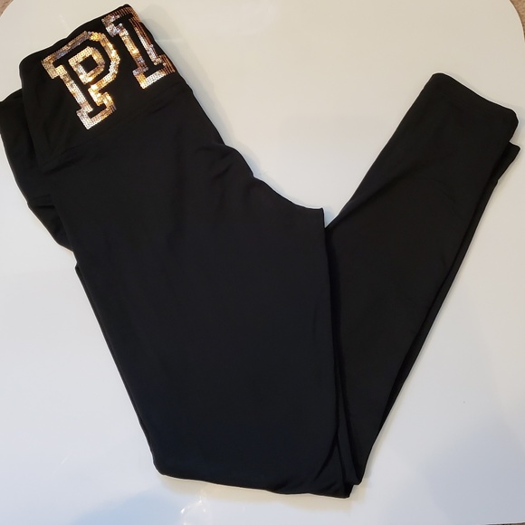 PINK Victoria's Secret Pants - Victoria's Secret VS PINK Ultimate Bling Leggings